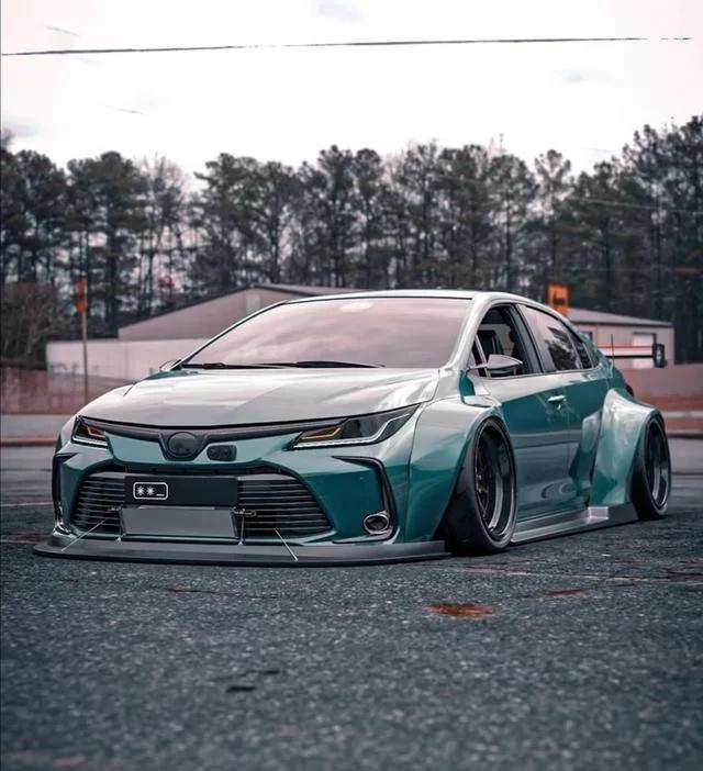 西装暴徒卡罗拉宽体 低趴 大尾翼_卡罗拉车友圈_懂车帝