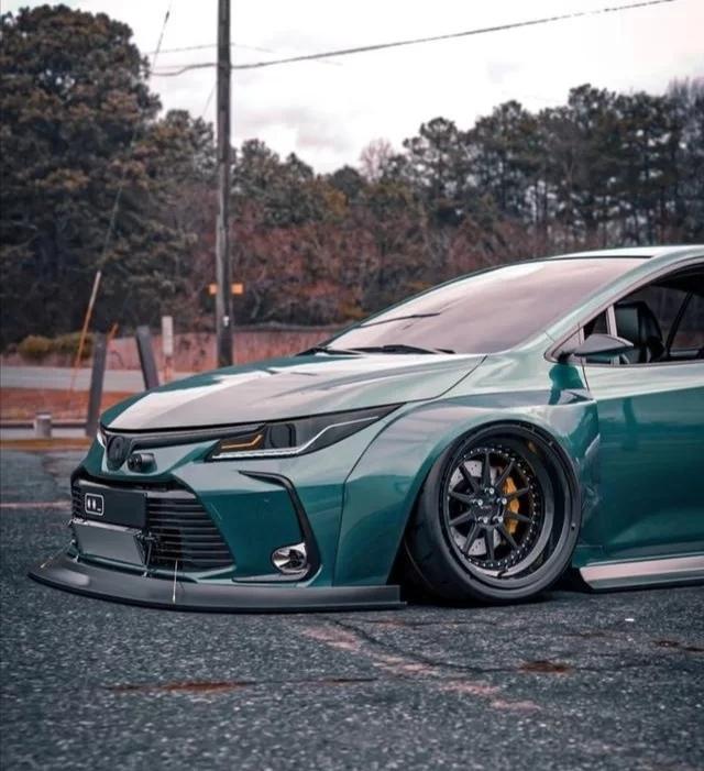 西装暴徒卡罗拉宽体 低趴 大尾翼_卡罗拉车友圈_懂车帝