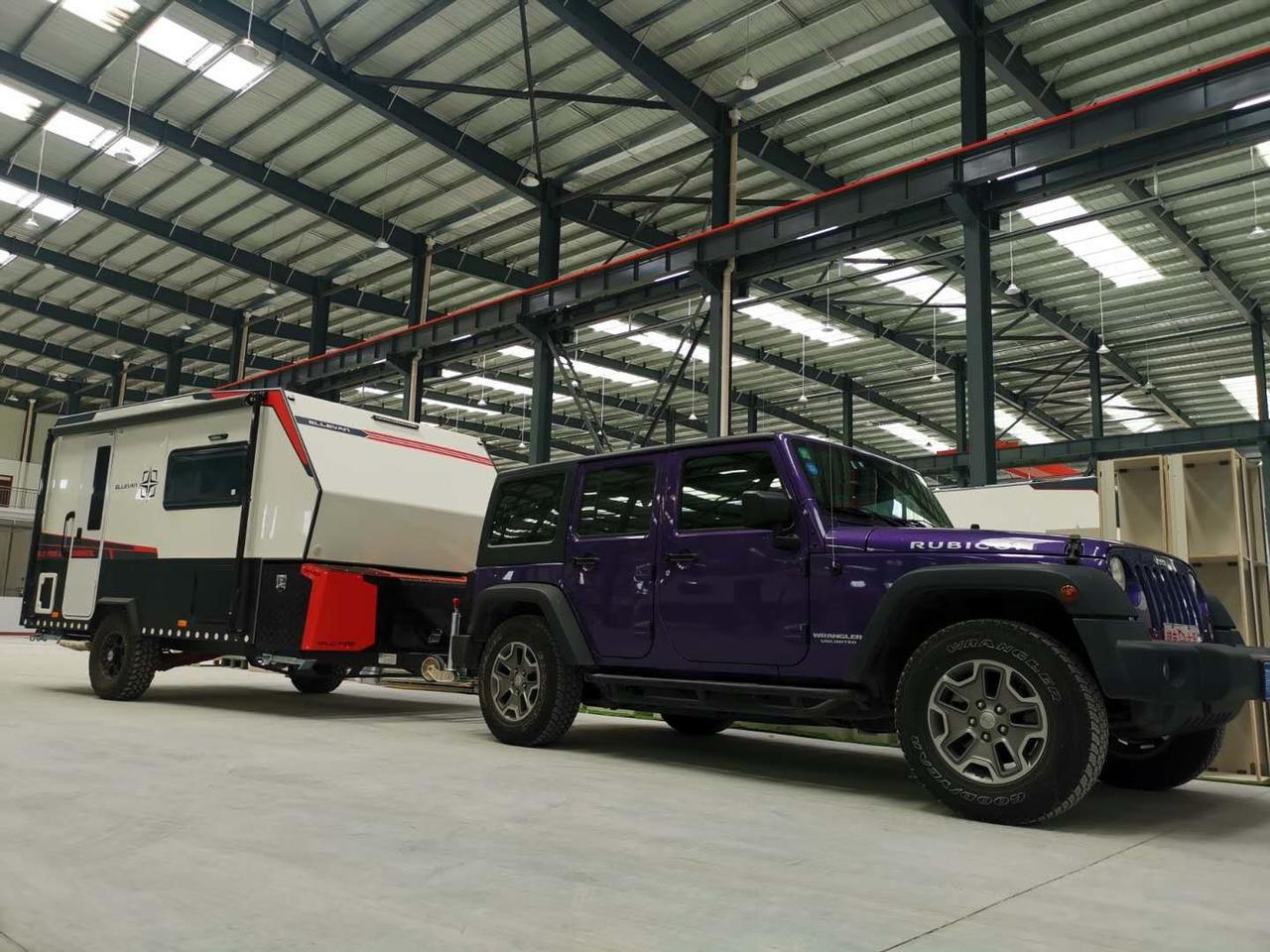 硬派越野车配越野拖挂牧马人 陆潜者野火_牧马人车友圈_懂车帝