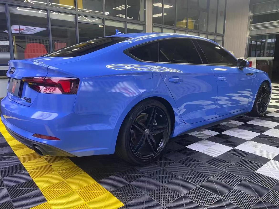 纳瓦拉蓝改阿布扎比蓝(改色膜_奥迪a5车友圈_懂车帝