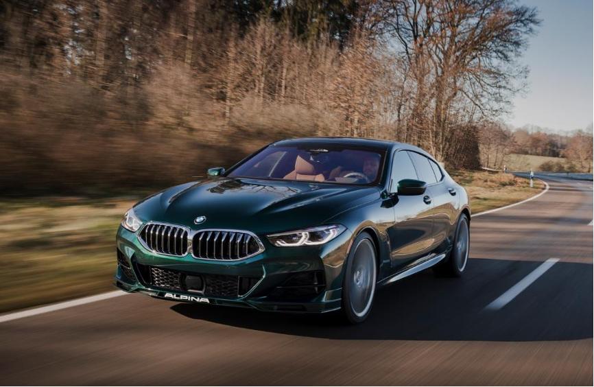 阿尔宾娜共同发布了2022款b8 gran coupe车型,新车基于新款宝马m8打造