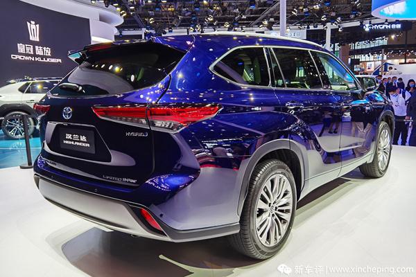 第四代汉兰达一共6款车型售价2688348万元全系25l混动推两驱和四驱版