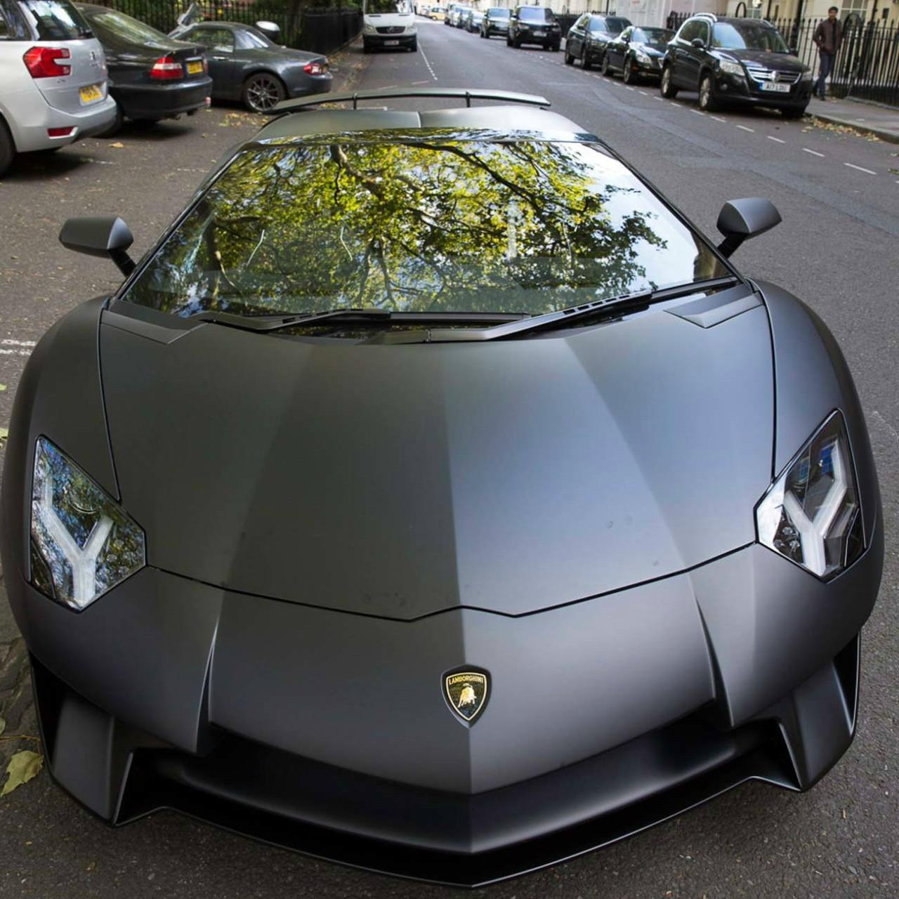 哑光黑大牛,兰博基尼aventador lp750-4 su