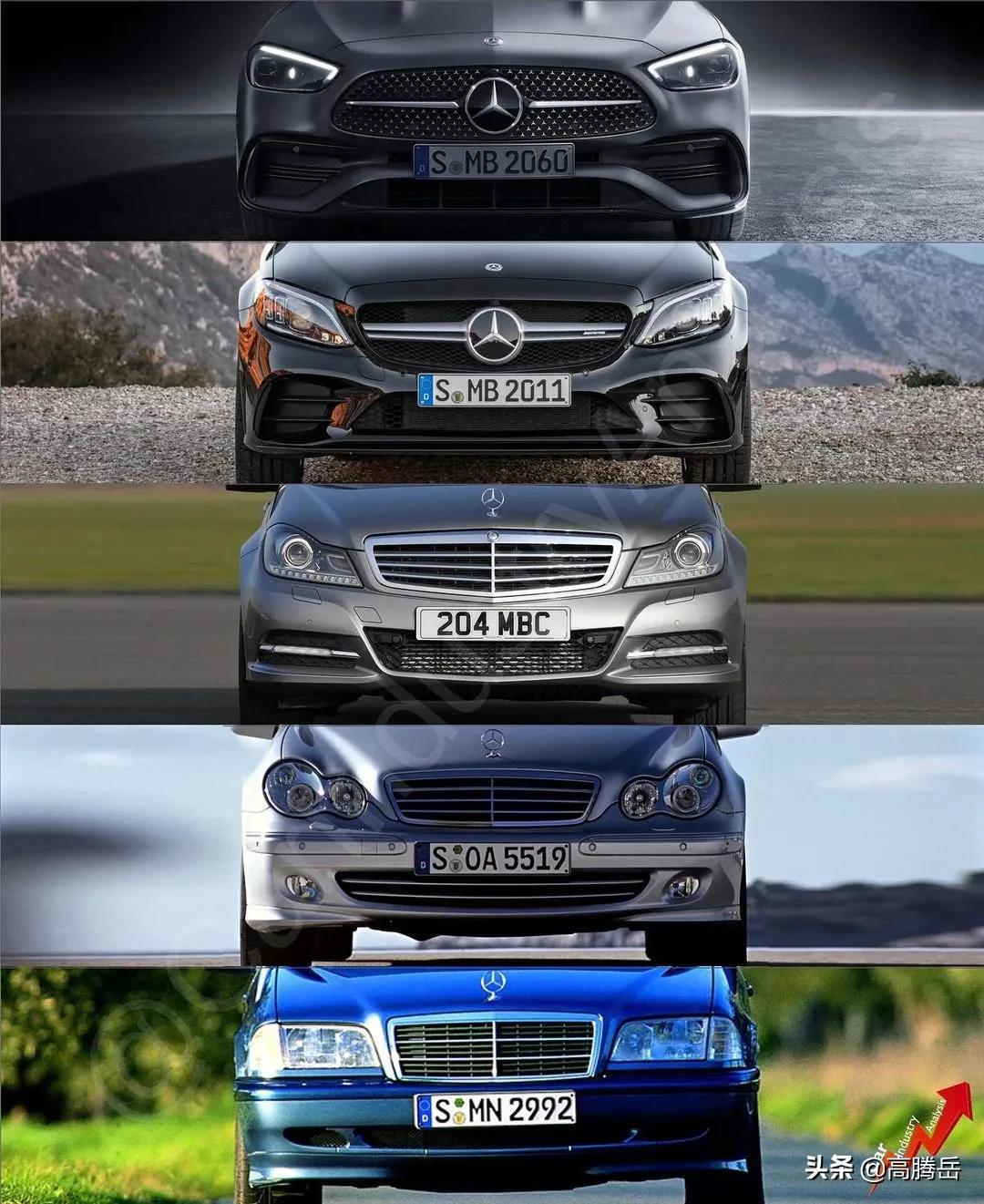 c级奔驰进化史