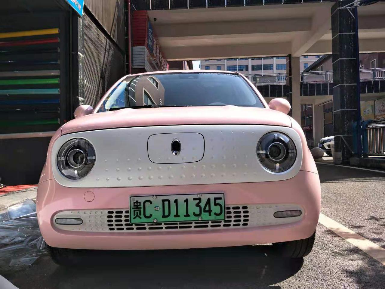mini欧拉改色案例分享专业汽车改色膜_欧拉黑猫车友圈_懂车帝