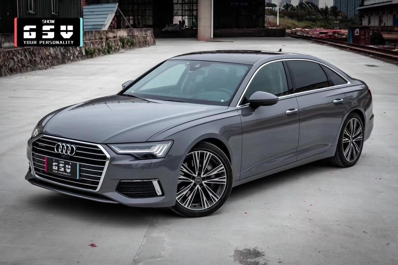 沪车会·北上广深#奥迪新款a6l#gsv纳多灰改色膜低调奢