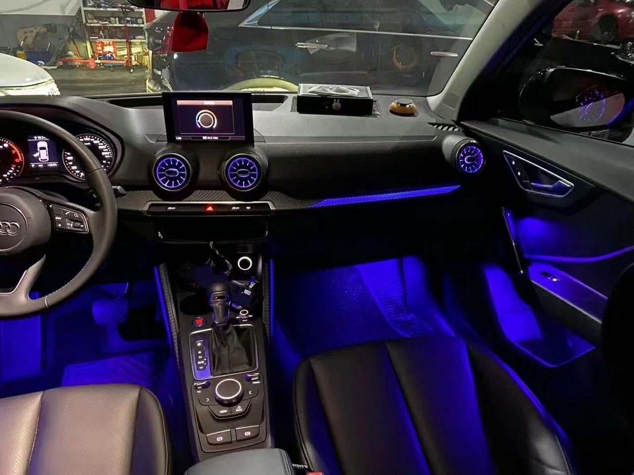 奥迪q2l氛围灯原厂饰板