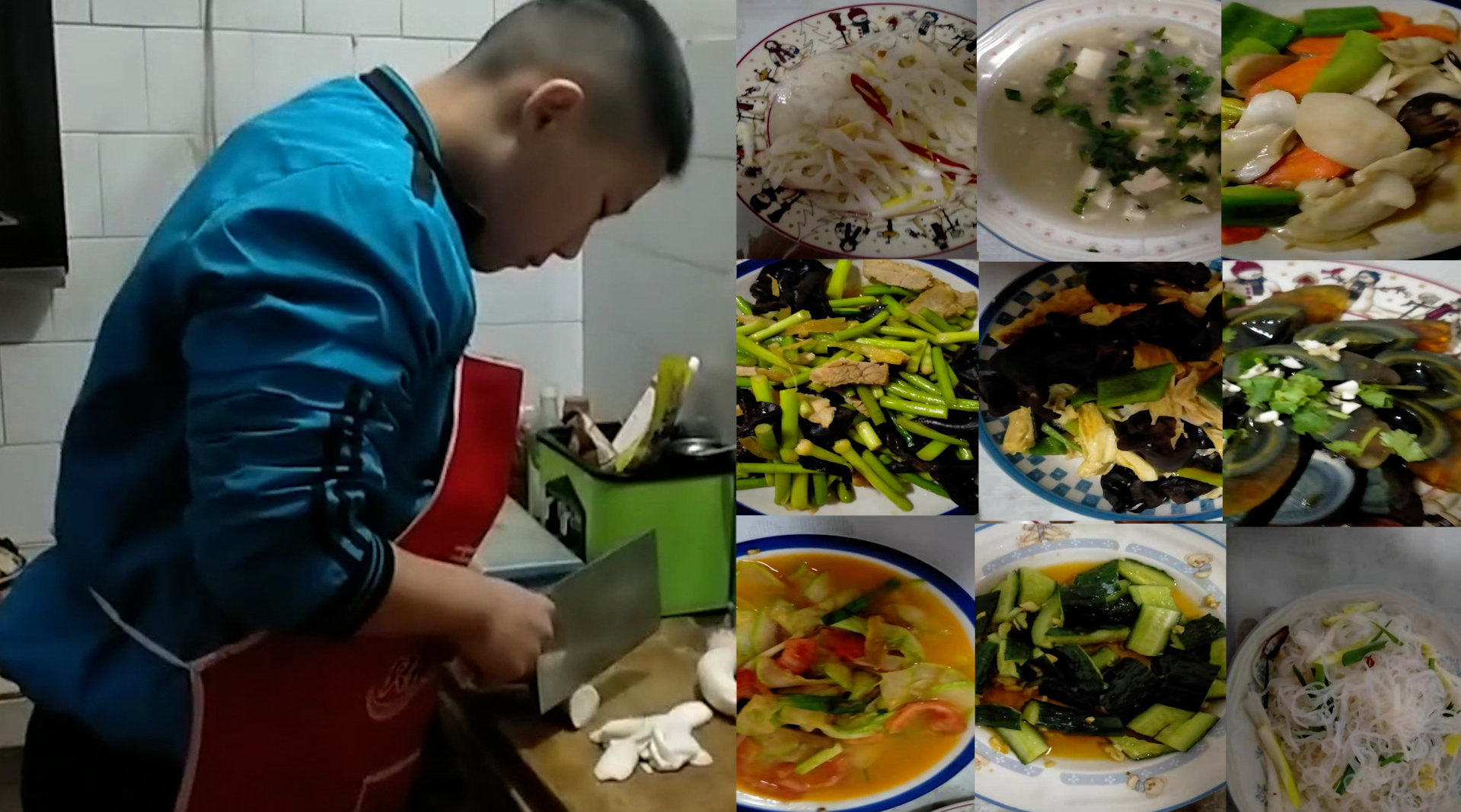 自做|12岁男孩独自做9菜1汤年夜饭 孩子懂感恩再苦再累也值