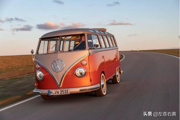 大众用科技复兴文艺ebulli电动车基于经典的t1打造大众bus范儿估计