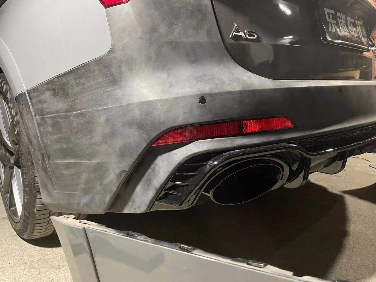 奥迪a6(进口)-国内首台a6allroad专车后杠,无需切割,轮眉一体化.