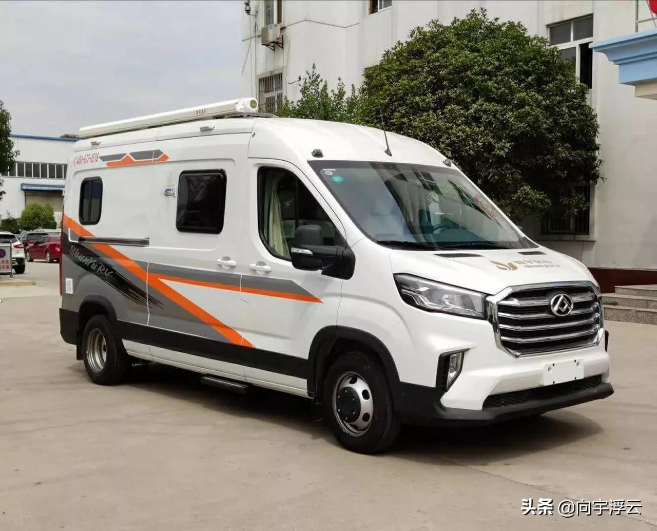 大通90柴油版自动档房车,2020款国六版,2一6座,长轴高