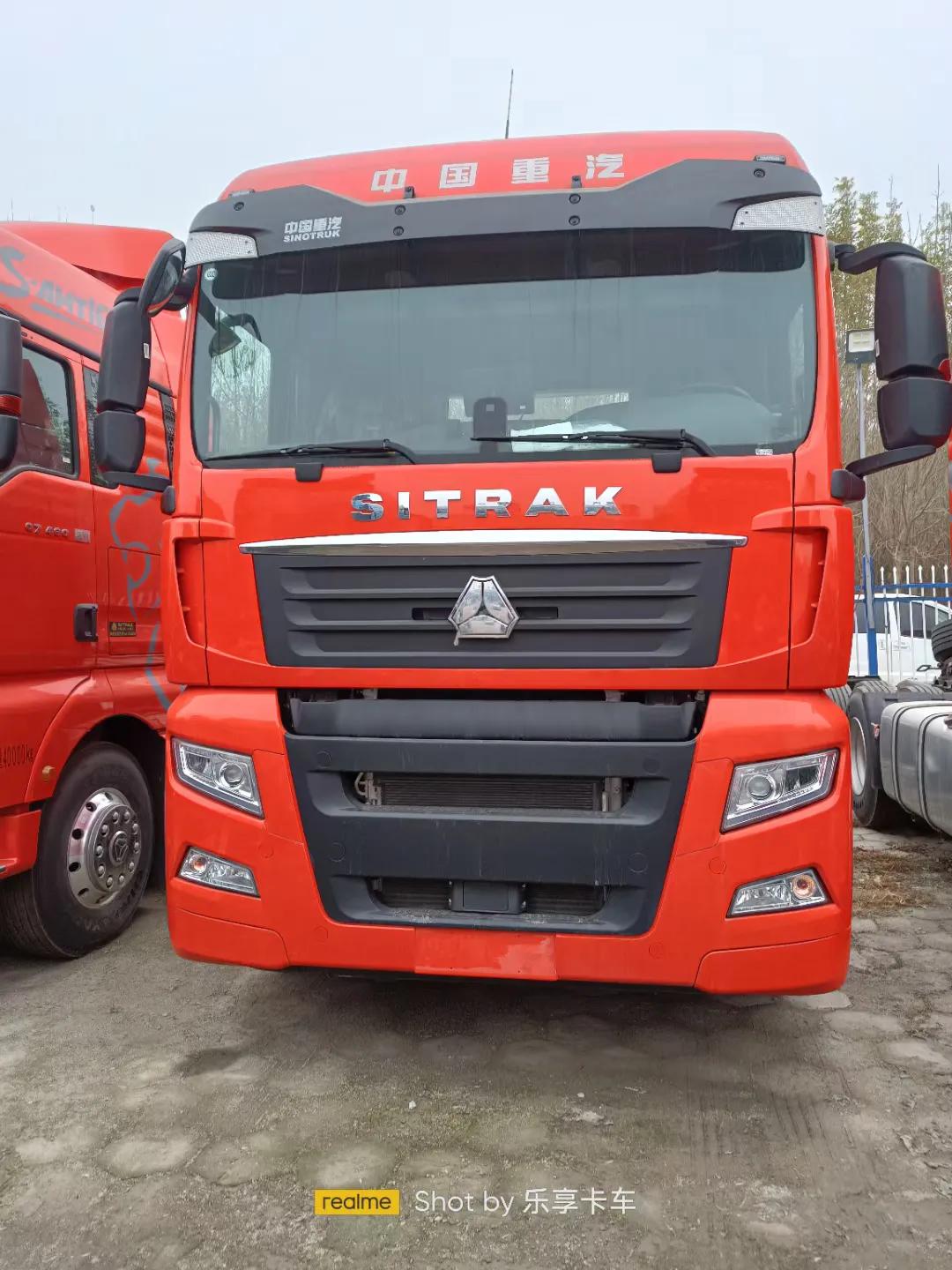 最后几台汕德卡510马力曼机国五amt自动挡带液力缓速器速比285双油箱