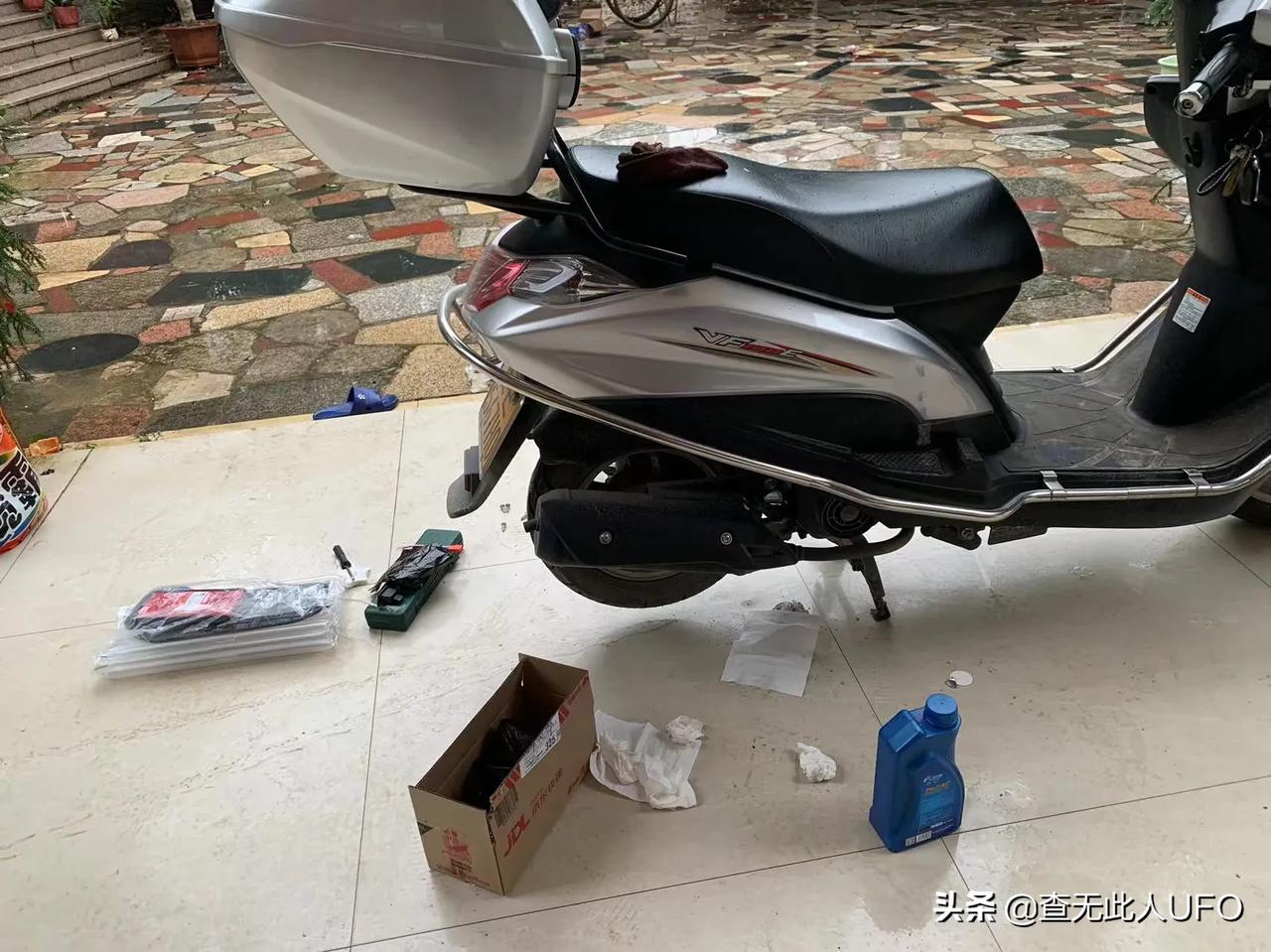 豪爵vf100e开了1万公里多一点,发现声音越来越大,怠速的