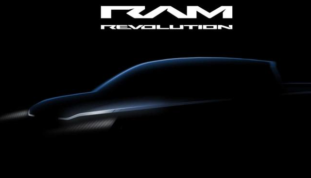 Ram 1500电动版车型预告图续航805公里 太平洋号