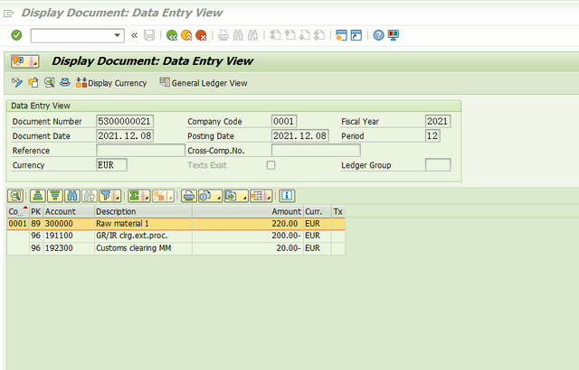 SAP MM Change of material moving average price after goods receipt and 