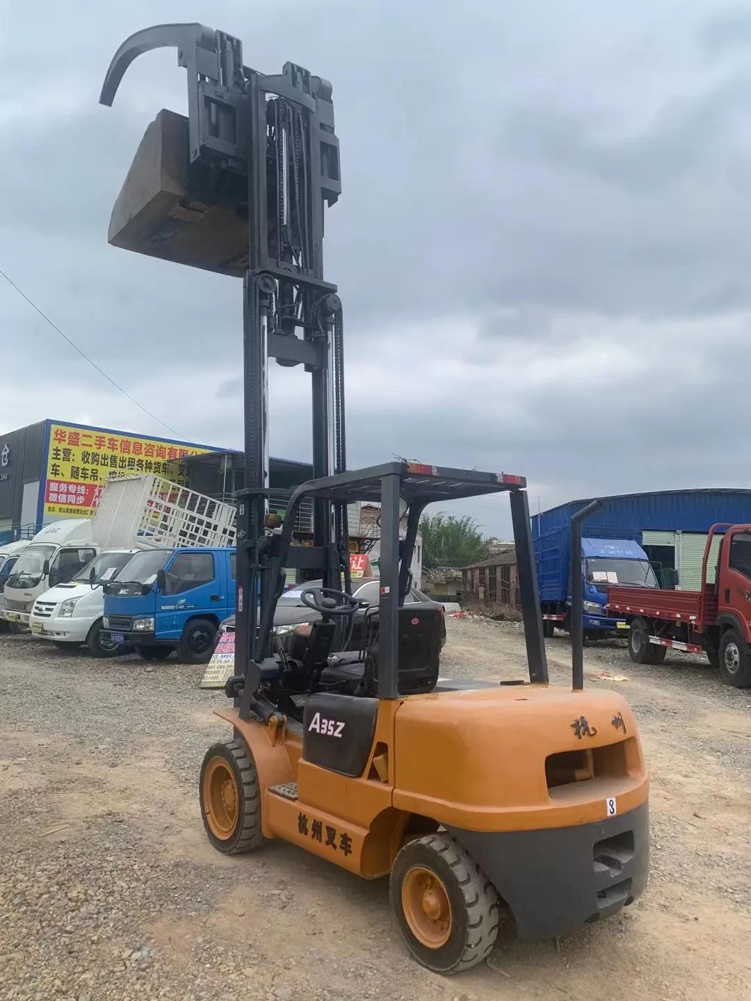 杭州叉车16款,翻斗反抓,5米高度,手动挡 废品老板首选 全