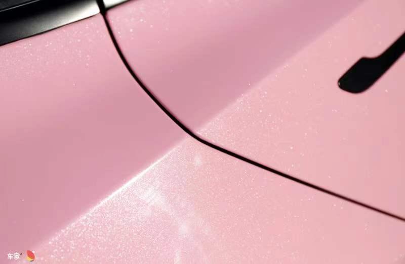 就问你亮不亮元气满满特斯拉黑改珠光粉#汽车改色##特斯拉