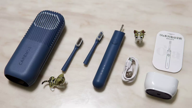 专业护理，呵护牙齿，舒摩斯（CAREMOS）欧拉电动牙刷！