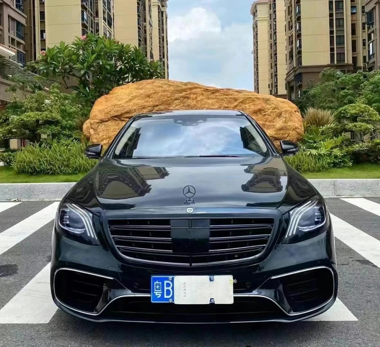 到期,19年8月新款奔驰s350l立标改造amg 63套件