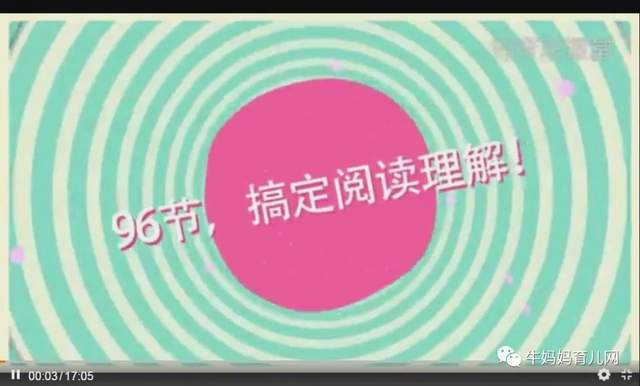 王芳阅读理解视频课「初级」「中级」「高级」三部资源分享（视频）