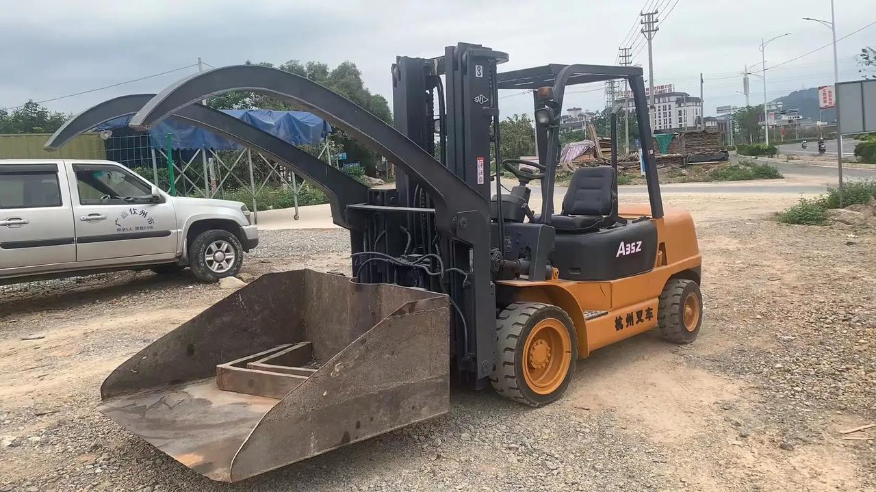 杭州叉车16款,翻斗反抓,5米高度,手动挡 废品老板首选 全