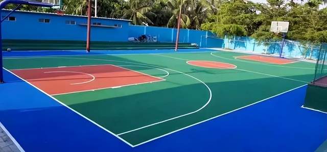 标准篮球场塑胶地坪施工建设浅析
