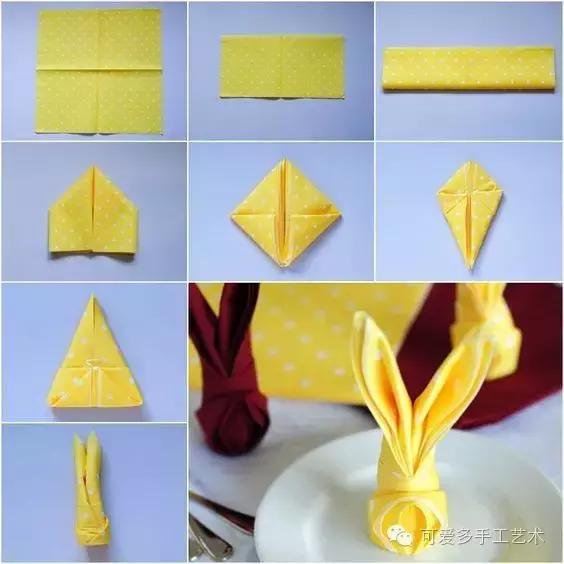 餐巾折花玫瑰花折叠法(餐巾花的折叠方法)