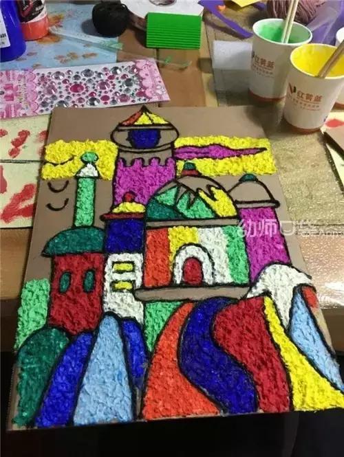 牙签粘贴画