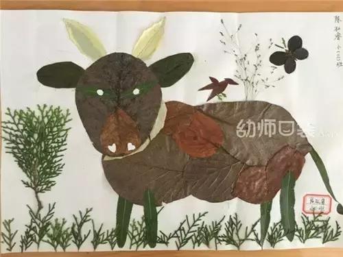 牙签粘贴画