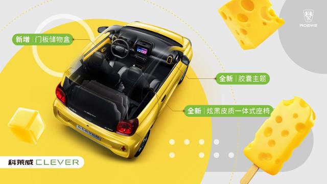 宏光MINI EV瞬间不香，科莱威CLEVER 311km元气啵啵版上市
