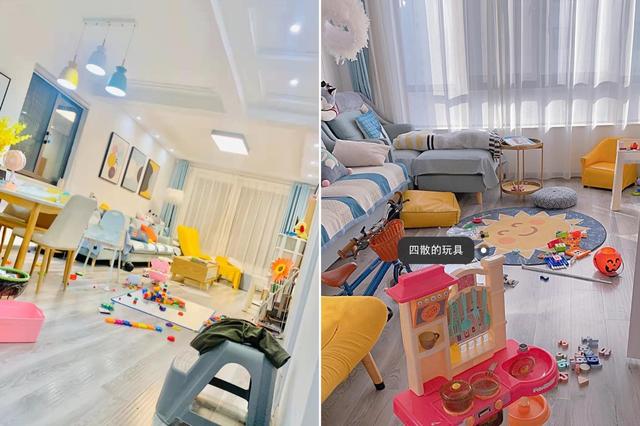 第二次装修，她坚持“去家务化”设计，入住一年后家里仍干净整洁