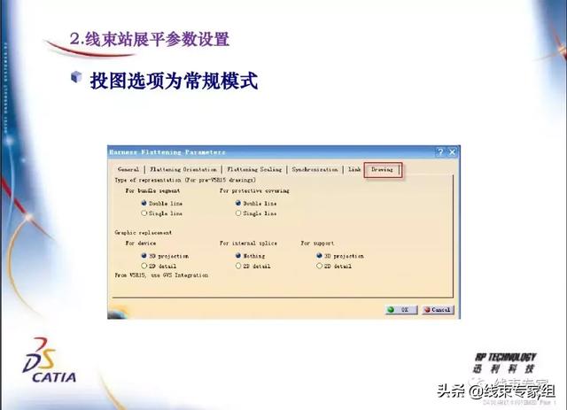 工程图展平为何显示两条线