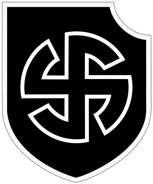 党卫队第5志愿装甲兵师徽章德国工人党和纳粹党均同时使用右旋和左旋