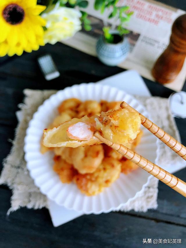 大虾这样做一口酥掉渣，整只虾鲜香好吃孩子超爱，从此不进肯德基