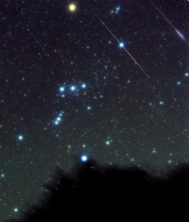 狮子座流星雨的图片