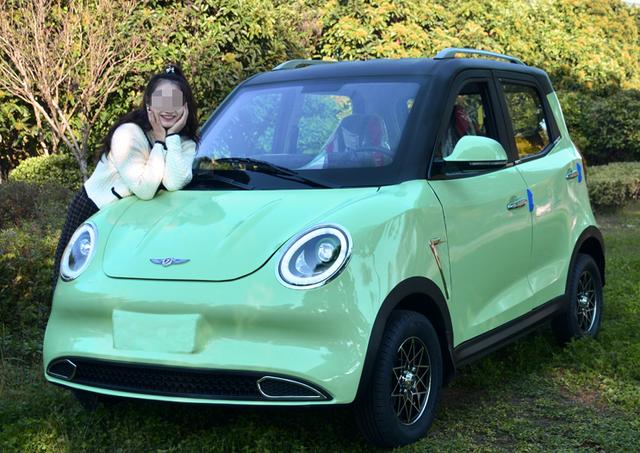 致富鸟新能源车，油电两用，续航不愁，外观时尚靓丽