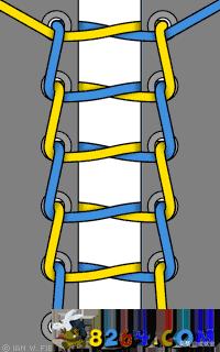 好看的鞋带系法