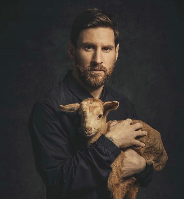 阿迪達斯這個廣告創意打滿分：阿根廷球星梅西抱著一只山羊
