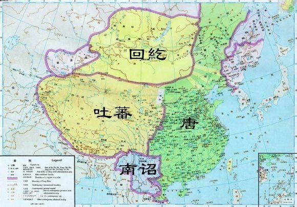 回纥汗国鼎盛版图图片