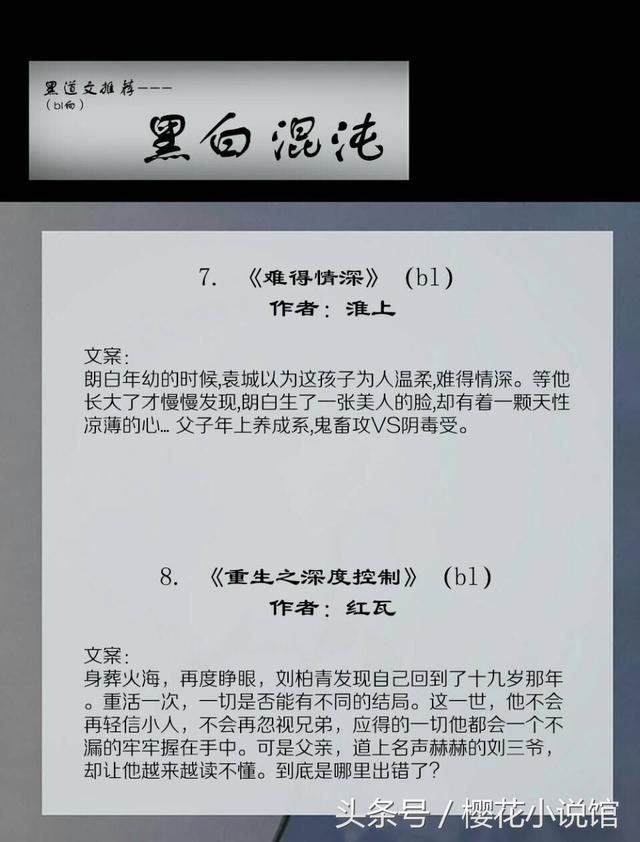 关于黑社会的小说