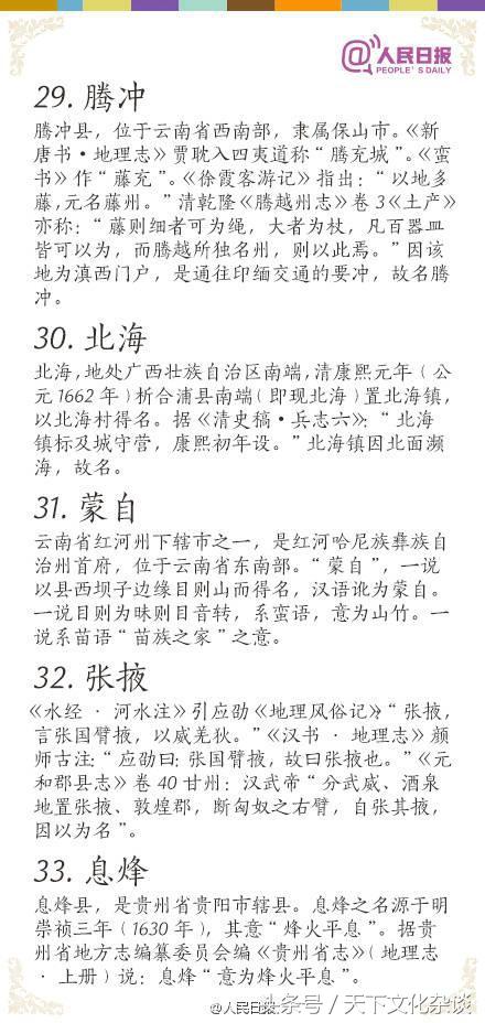 地名的由来