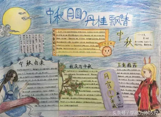 中秋节手抄报精美 中秋节手抄报精美