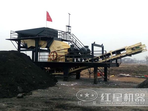 东莞车载移动式石子破碎机