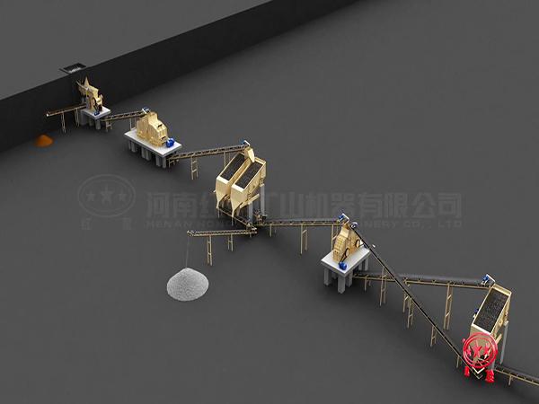 时产500吨鹅卵石砂石生产线
