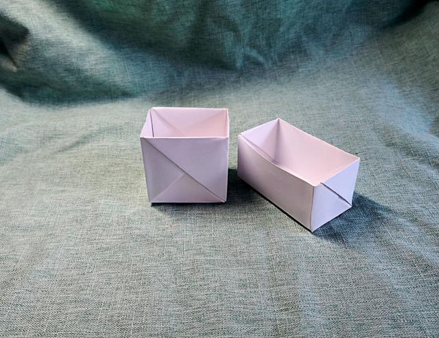 传单折纸盒图片
