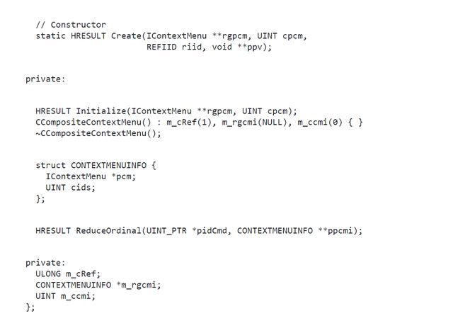 IContextMenu第十一部分：组合扩展的实现