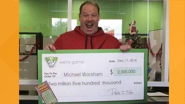 男子7年内两次中大奖 奖金超00万 打算用钱投资孩子教育 Zh中文网