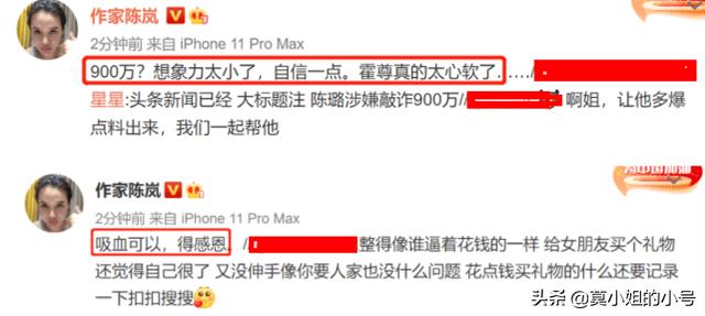 为霍尊洗白的作家陈岚 吃人血馒头成名 写书抄袭 蹭热度无下限 全网搜
