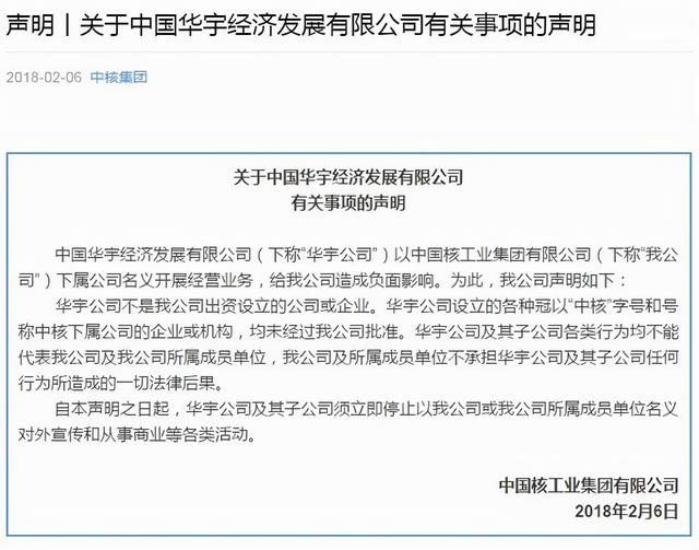 国资委公布"假冒央企"名单 353家涉及31个省市 华宇系再被点名