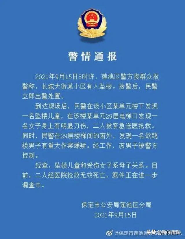 男子将孩子从29楼扔下还捅伤老婆？物业：疑似夫妻吵架引发，警方通报来了